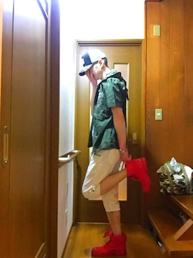 「omake（オマケ）のアイテム」を使った、Toshiさん（メンズ・176cm）の春コーディネート