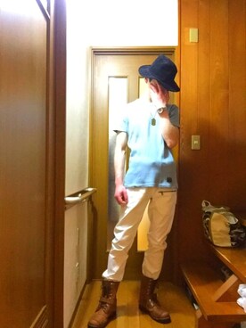 「AVIREX（アヴィレックス）のアイテム（腕時計）」を使った、Toshiさん（メンズ・176cm）の春コーディネート