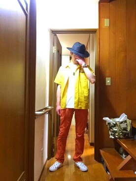 「AVIREX（アヴィレックス）のアイテム（腕時計）」を使った、Toshiさん（メンズ・176cm）の春コーディネート