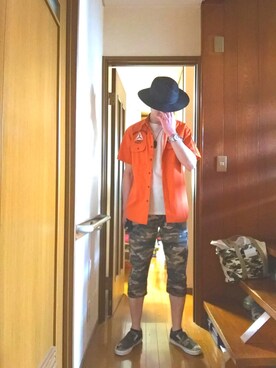 「AVIREX（アヴィレックス）のアイテム（腕時計）」を使った、Toshiさん（メンズ・176cm）の夏コーディネート