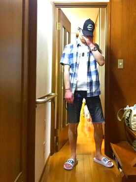 「AVIREX（アヴィレックス）のアイテム（腕時計）」を使った、Toshiさん（メンズ・176cm）の夏コーディネート