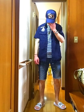 Toshiさん（メンズ・176cm）の夏コーディネート