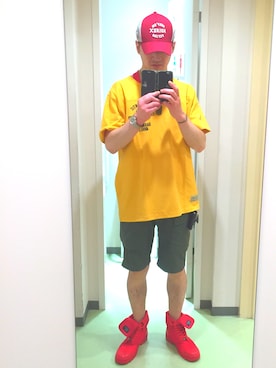 「AVIREX（アヴィレックス）のアイテム（腕時計）」を使った、Toshiさん（メンズ・176cm）の夏コーディネート