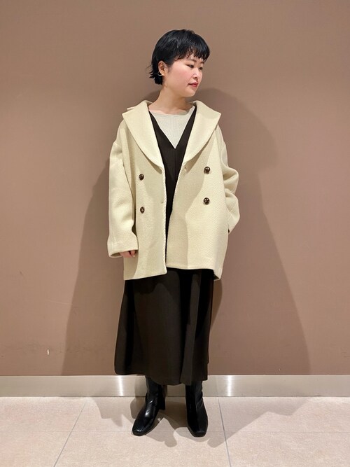 Urban Researchかねこあこさんのピーコートを使ったコーディネート Zozotown