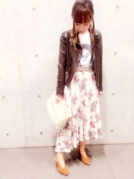 「ファークラッチ」｜SHIZUさん（レディース・154cm）の冬コーディネート