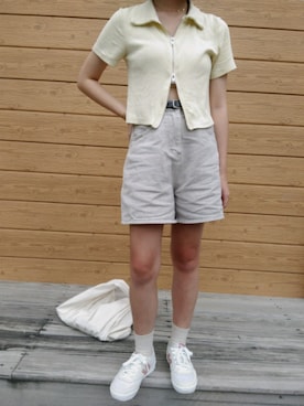 「小隻女」｜tooooutouuuuさん（レディース・151cm）の夏コーディネート