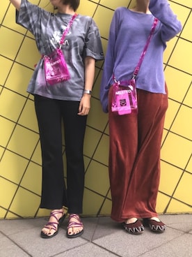 「Teva（テバ）の＜TEVA（テバ）＞∴VOYA INFINITY ボヤインフィニティ サンダル ◆（サンダル）」を使った、まんじゅんさん（レディース・163cm）の秋コーディネート