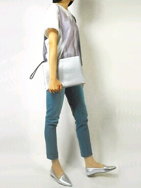 「La Tenace（ラテナーチェ）のアイテム」を使った、Holyさん（レディース・170cm）の夏コーディネート