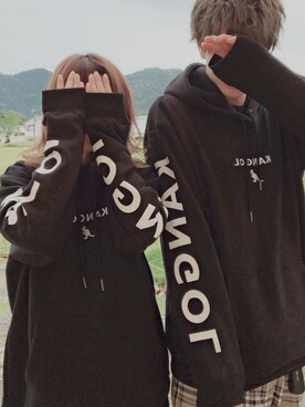 パーカーを使った ペアルック の人気ファッションコーディネート 身長 141cm 150cm Wear