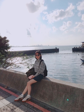 「HOPE（ホープ）のアイテム」を使った、shih4さん（レディース・160cm）の冬コーディネート