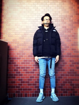 「kicks」｜「アイテム（アナログ腕時計）」を使った、紘平さん（メンズ・169cm）の冬コーディネート