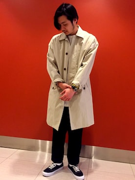 「NAVAL（ナバル）のアイテム（ジャケット/アウター）」を使った、JUNＥさん（メンズ・165cm）の冬コーディネート
