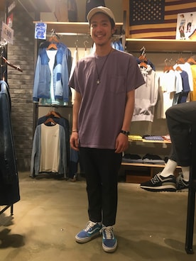 「ピグメント」｜「アイテム（アクセサリー）」を使った、JUNＥさん（メンズ・165cm）の春コーディネート