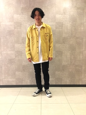 「ベルイエロー」｜JUNＥさん（メンズ・165cm）の春コーディネート