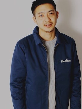 「BEN DAVIS（ベンデイビス）のアイテム（ジャケット/アウター）」を使った、JUNＥさん（メンズ・165cm）の冬コーディネート
