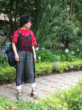 ꉂ☻ᵎあゆねぇ◡̈⃝✩‧₊ さん（レディース・162cm）の夏コーディネート