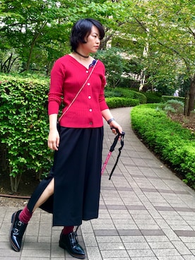 「TOMMY HILFIGER（トミーヒルフィガー）のアイテム（財布/小物）」を使った、ꉂ☻ᵎあゆねぇ◡̈⃝✩‧₊ さん（レディース・162cm）の秋コーディネート
