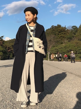 「Steven Alan（スティーブンアラン）のアイテム（その他アウター）」を使った、r y o **さん（レディース・153cm）の冬コーディネート