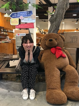 「SLOBE IENA（スローブイエナ）のアイテム（デニムジャケット）」を使った、r y o **さん（レディース・153cm）の冬コーディネート