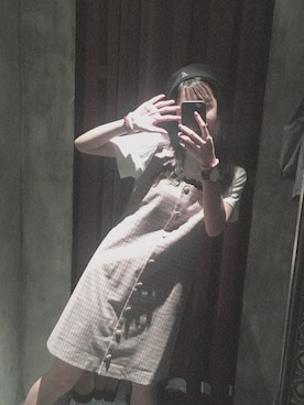 「AMONG（アマング）のアイテム」を使った、yellowsea さん（レディース・154cm）の冬コーディネート