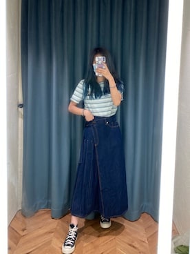 「b+ab（ビープラスエービー）のアイテム」を使った、yellowsea さん（レディース・154cm）の夏コーディネート