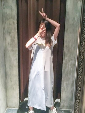 「アイテム（ワンピース/ドレス）」を使った、yellowsea さん（レディース・154cm・10代）の夏コーディネート