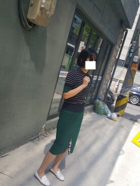 「Diego Bellini（ディエゴベリーニ）のアイテム」を使った、ddongさん（レディース・164cm）の夏コーディネート