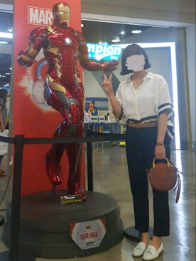 「Diego Bellini（ディエゴベリーニ）のアイテム」を使った、ddongさん（レディース・164cm）の夏コーディネート