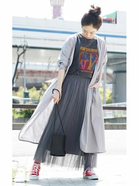 「zootie（ズーティー）のアイテム」を使った、イーザッカマニアストアーズさん（レディース・161cm）の夏コーディネート