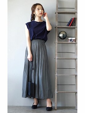 イーザッカマニアストアーズさん（レディース・162cm）の夏コーディネート