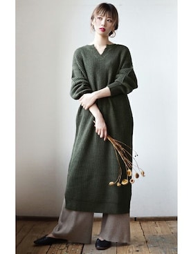 「ワッフル」｜「アイテム（パンプス）」を使った、イーザッカマニアストアーズさん（レディース・159cm）の秋コーディネート