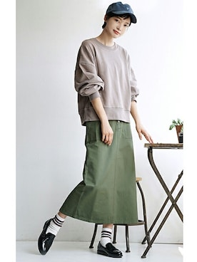 「キャップ女子」｜イーザッカマニアストアーズさん（レディース・164cm）の秋コーディネート