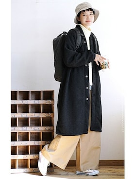 「zootie（ズーティー）のアイテム」を使った、イーザッカマニアストアーズさん（レディース・164cm）の冬コーディネート