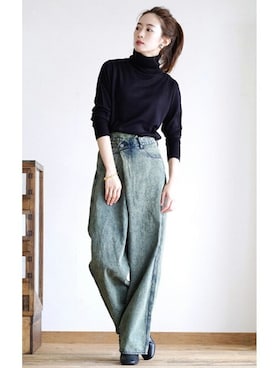 「zootie（ズーティー）のアイテム」を使った、イーザッカマニアストアーズさん（レディース・161cm）の冬コーディネート