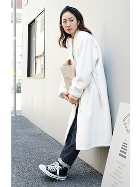 「zootie（ズーティー）のアイテム」を使った、イーザッカマニアストアーズさん（レディース・161cm）の冬コーディネート