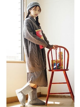 「zootie（ズーティー）のアイテム」を使った、イーザッカマニアストアーズさん（レディース・159cm）の冬コーディネート