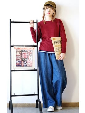 「zootie（ズーティー）のアイテム」を使った、イーザッカマニアストアーズさん（レディース・159cm）の冬コーディネート