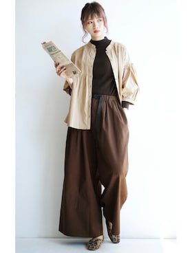 「zootie（ズーティー）のアイテム」を使った、イーザッカマニアストアーズさん（レディース・159cm）の冬コーディネート