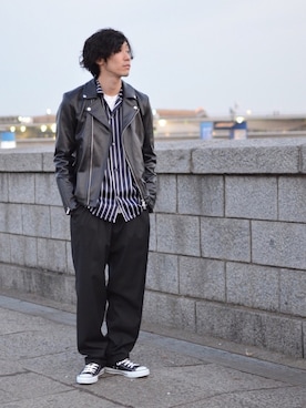 yasuさん（メンズ・168cm）の冬コーディネート