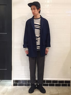 「VOO（ヴォー）のアイテム（ジャケット/アウター）」を使った、HARUKIさん（メンズ・171cm）の冬コーディネート