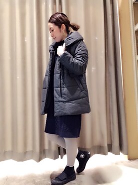 ga-riさんの「◆【保温機能】中綿コート」を使ったコーディネート