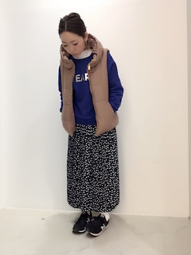 「ハイネックトップス」｜ga-riさん（レディース・158cm）の冬コーディネート