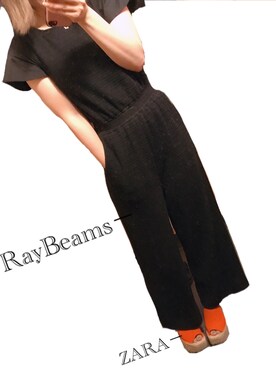 「Ray BEAMS（レイビームス）のアイテム（つなぎ/オールインワン）」を使った、To Aさん（レディース・155cm）の夏コーディネート
