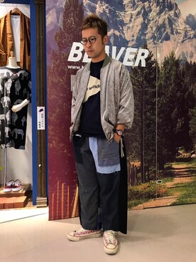 「キャルオーライン」｜「アイテム（ジャケット/アウター）」を使った、やなちゃんさん（メンズ・164cm）の秋コーディネート