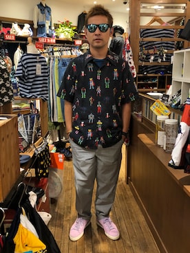 やなちゃんさん（メンズ・164cm）の夏コーディネート
