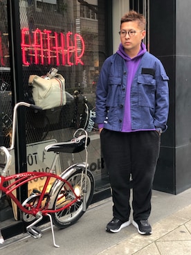 「レイヤードstyle」｜やなちゃんさん（メンズ・164cm）の冬コーディネート