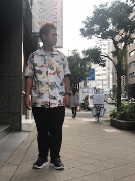 やなちゃんさん（メンズ・164cm）の夏コーディネート