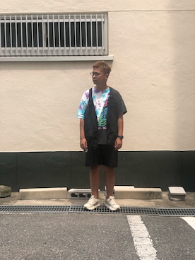 やなちゃんさん（メンズ・164cm）の夏コーディネート