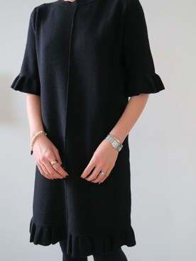 「 littleblack」｜LITTLEBLACKさん（レディース・162cm）の冬コーディネート
