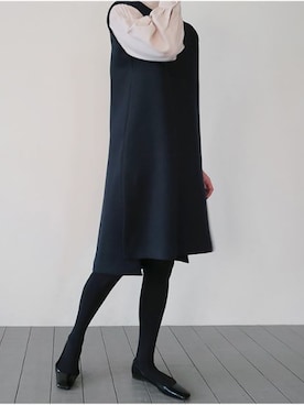 「 littleblack」｜LITTLEBLACKさん（レディース・162cm）の冬コーディネート